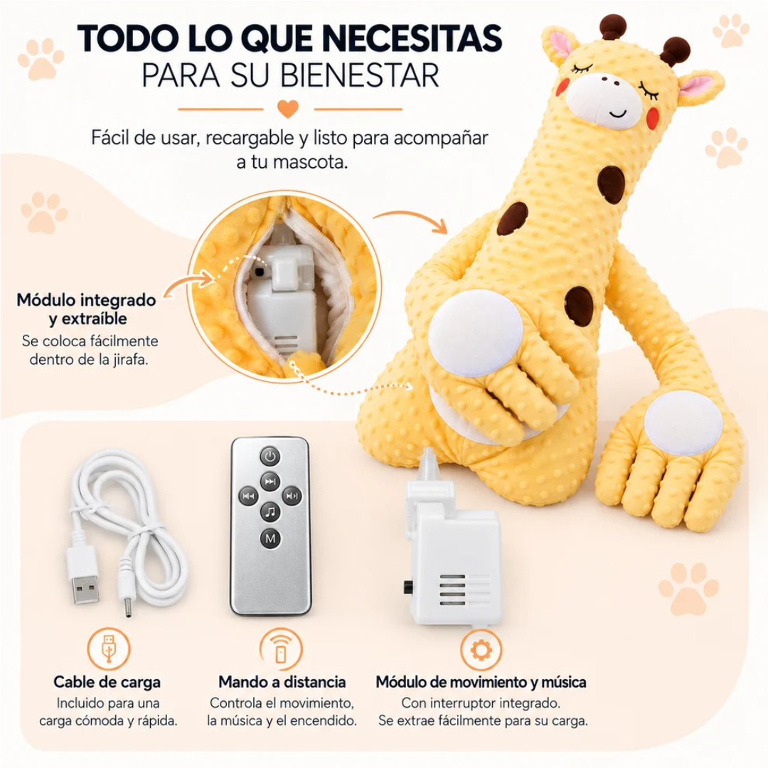 Peluche con Palmaditas que Calma la Ansiedad de tu Perro